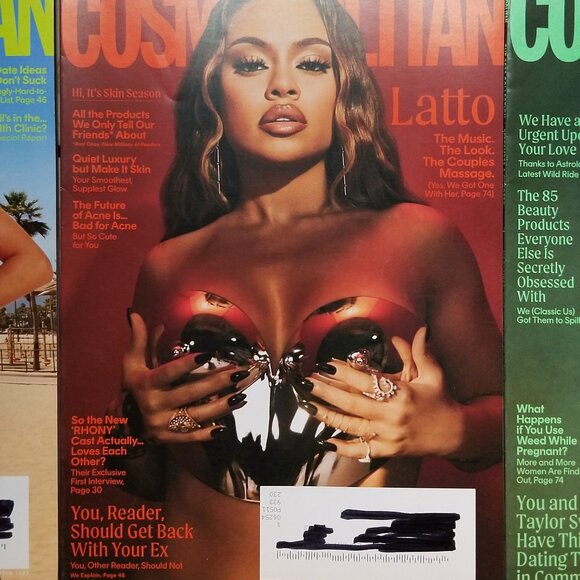 3 Cosmopolitan magazines Latto, Hallei Bailey, Alex Copper - Picture 4 of 5